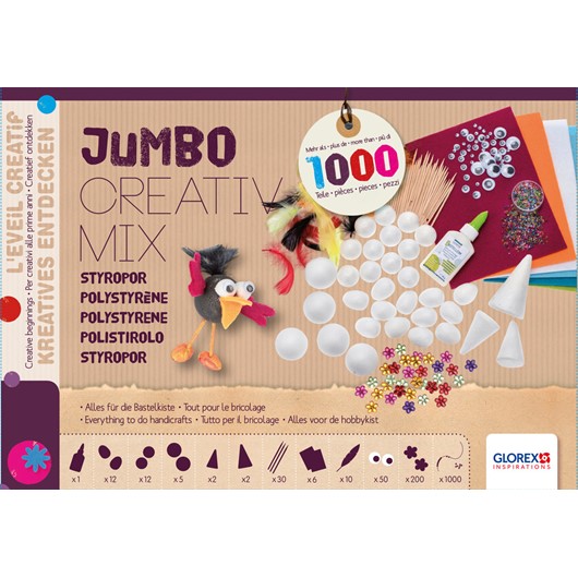 Jumbo Styrofoam Mix ca.1000pcs